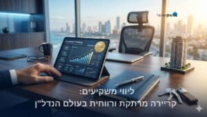 קריירה בנדל״ן – קורס ותוכנית הכשרה מקצועית למלווה משקיעים
